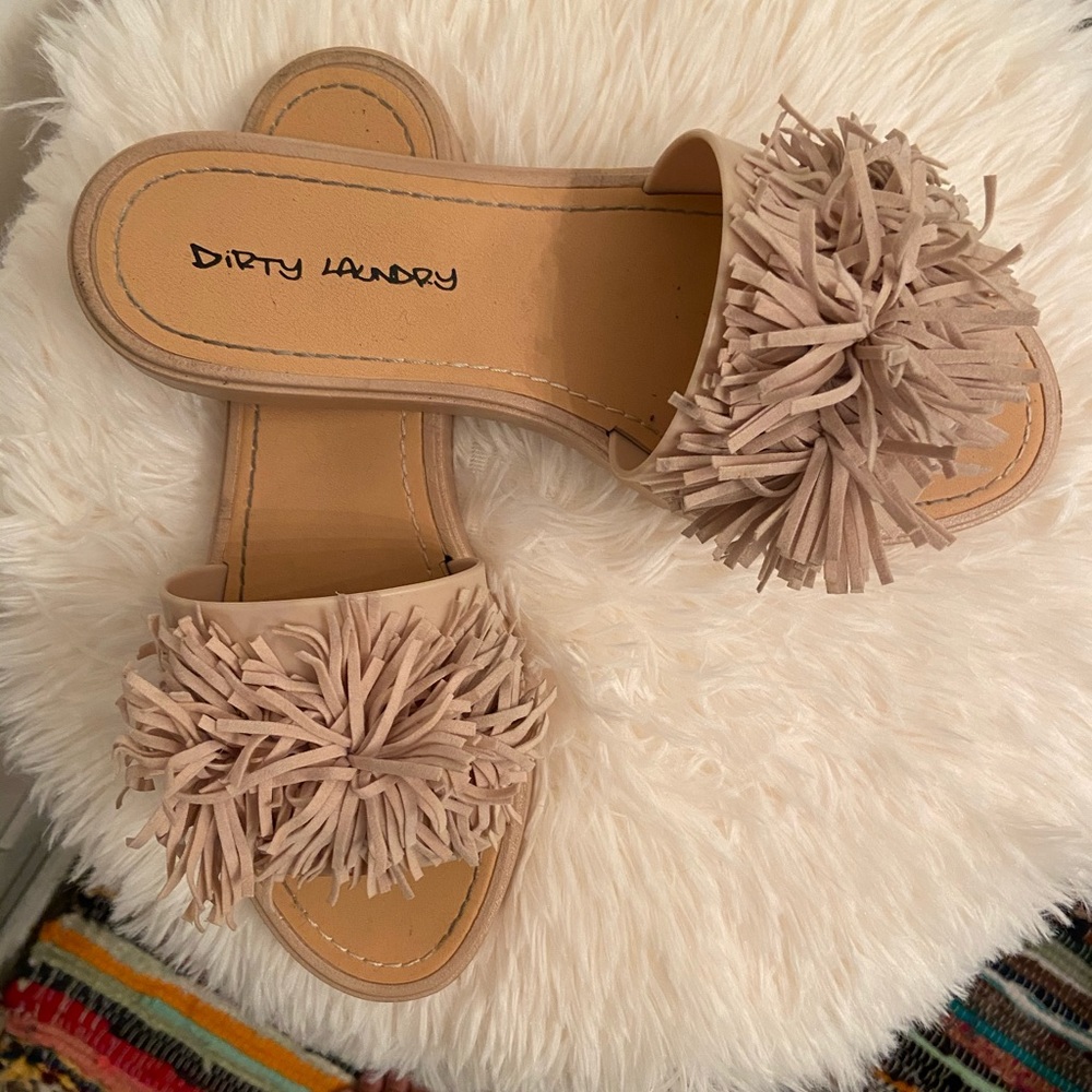 Tassel Slip on Sandal